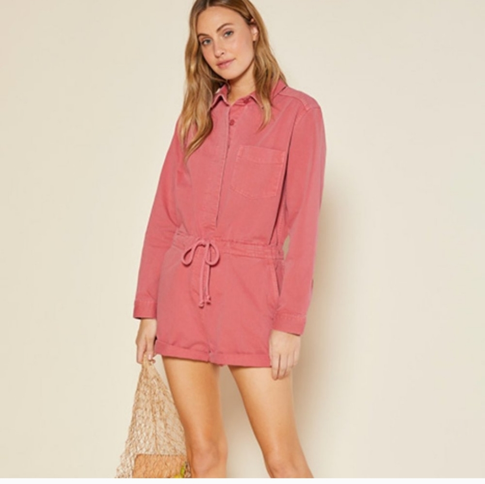 Outerknown Wander Romper Size Large - image 1